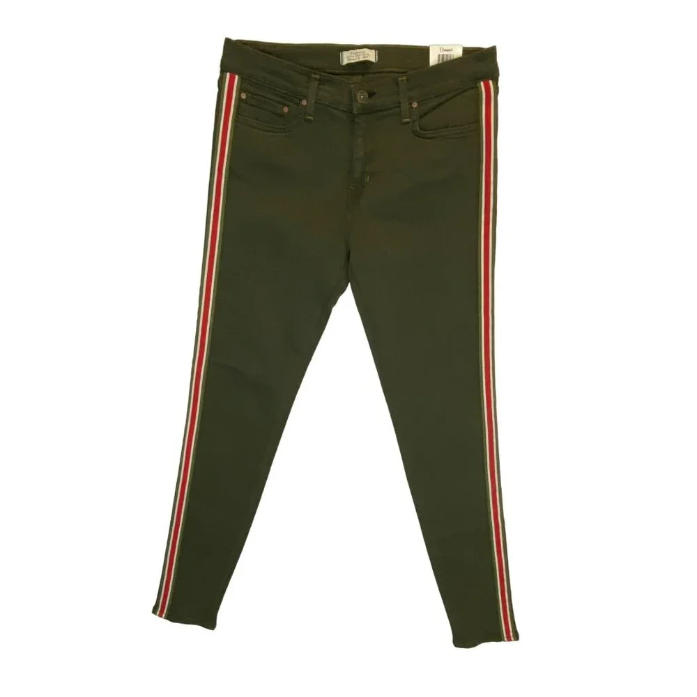 Principle Jeans NWT! 32 Mid Rise Skinny Dreamer Jackpot Olive Green $166 MSRP! - Picture 3 of 11